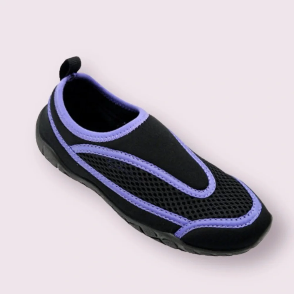 Maui & Sons Tide Youth's Water Shoes in Black and Purple
